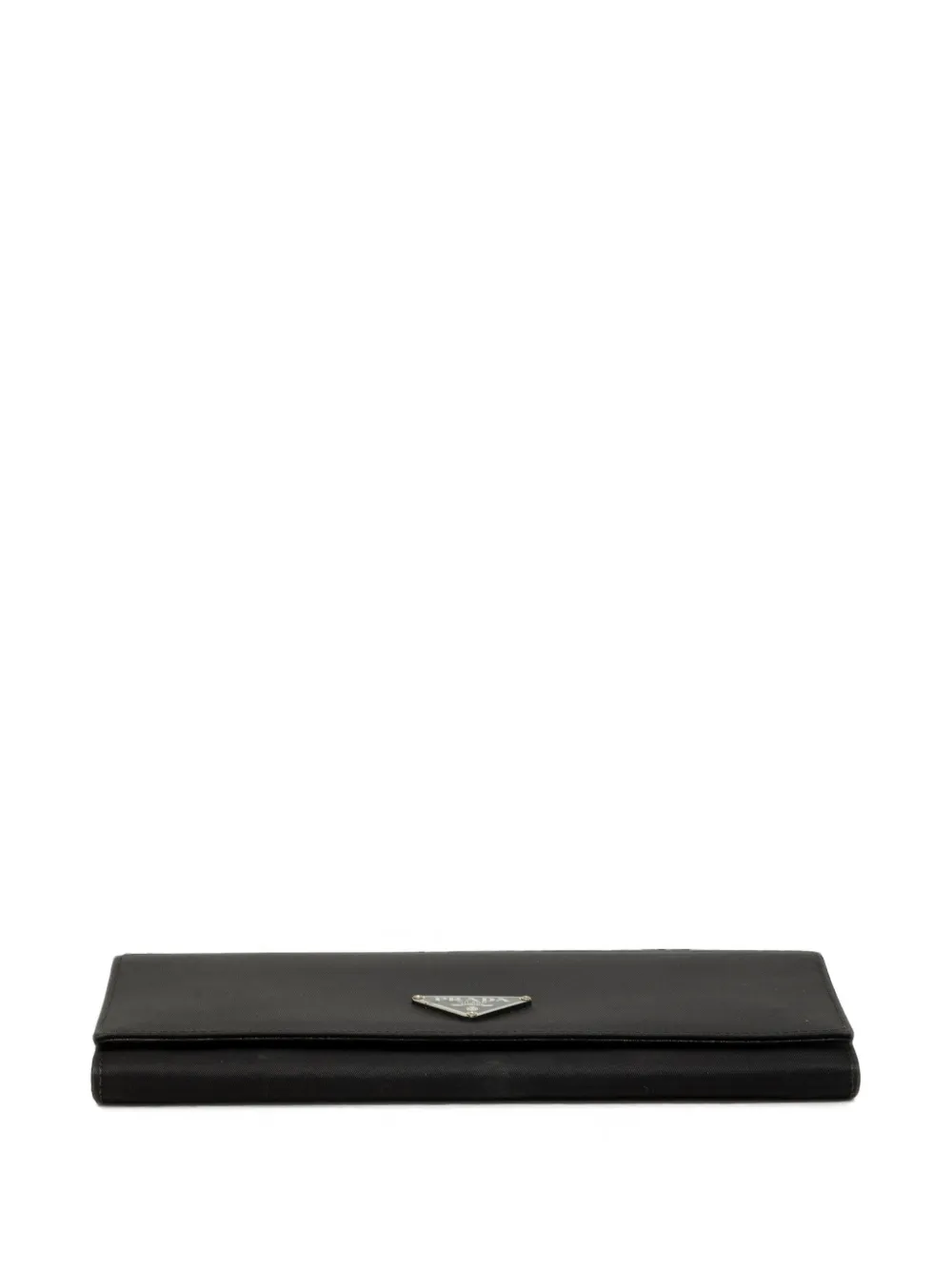 Prada Pre-Owned 2000-2013 Tessuto lange portemonnee Zwart