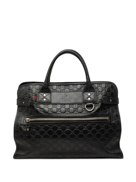 Gucci Pre-Owned 2000-2015 Guccissima Web business bag
