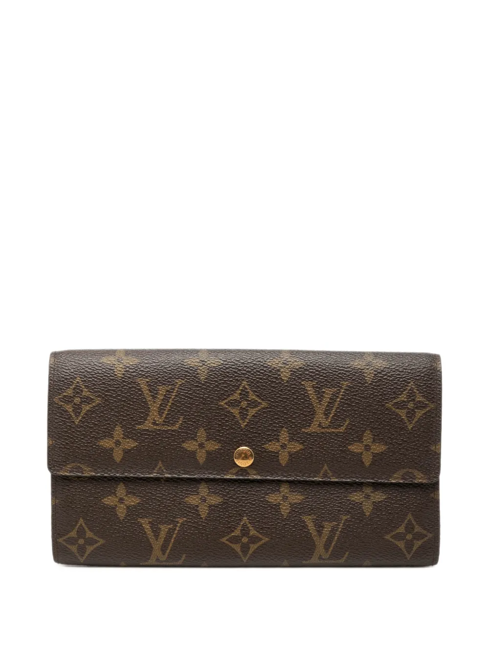 Louis Vuitton Pre-Owned 2007 Monogram Sarah Wallet long wallets - Marrone