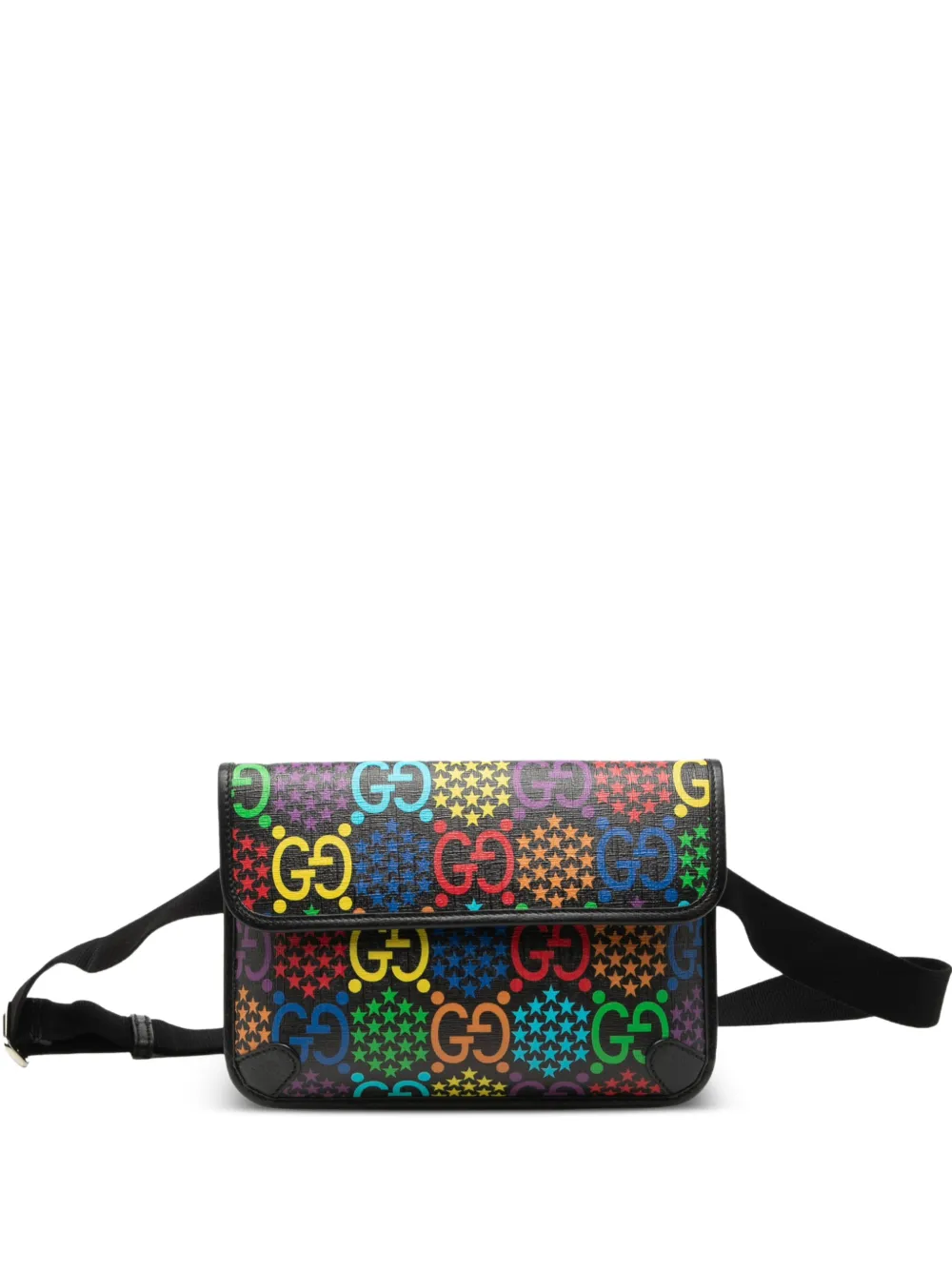 Gucci Pre-Owned 2016-2026 GG Supreme Psychedelic belt bag - Nero