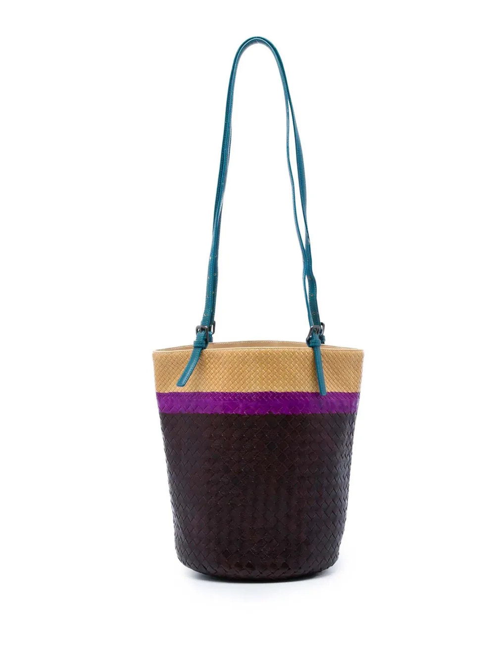 Bottega Veneta Pre-Owned 2009 Nappa Intrecciato Acquarello bucket bag - Marrone