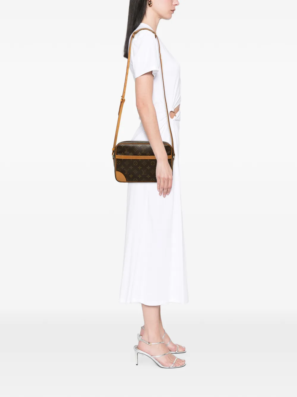 Louis Vuitton Pre-Owned Borsa a tracolla Trocadero 27 con monogramma 2003 - Marrone