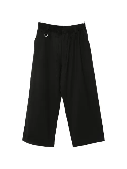 Y-3 drawstring wide-leg trousers