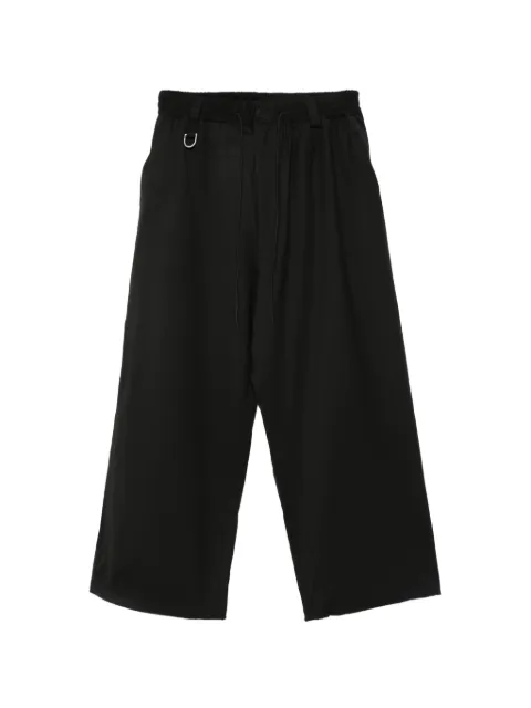 Y-3 drawstring wide-leg trousers