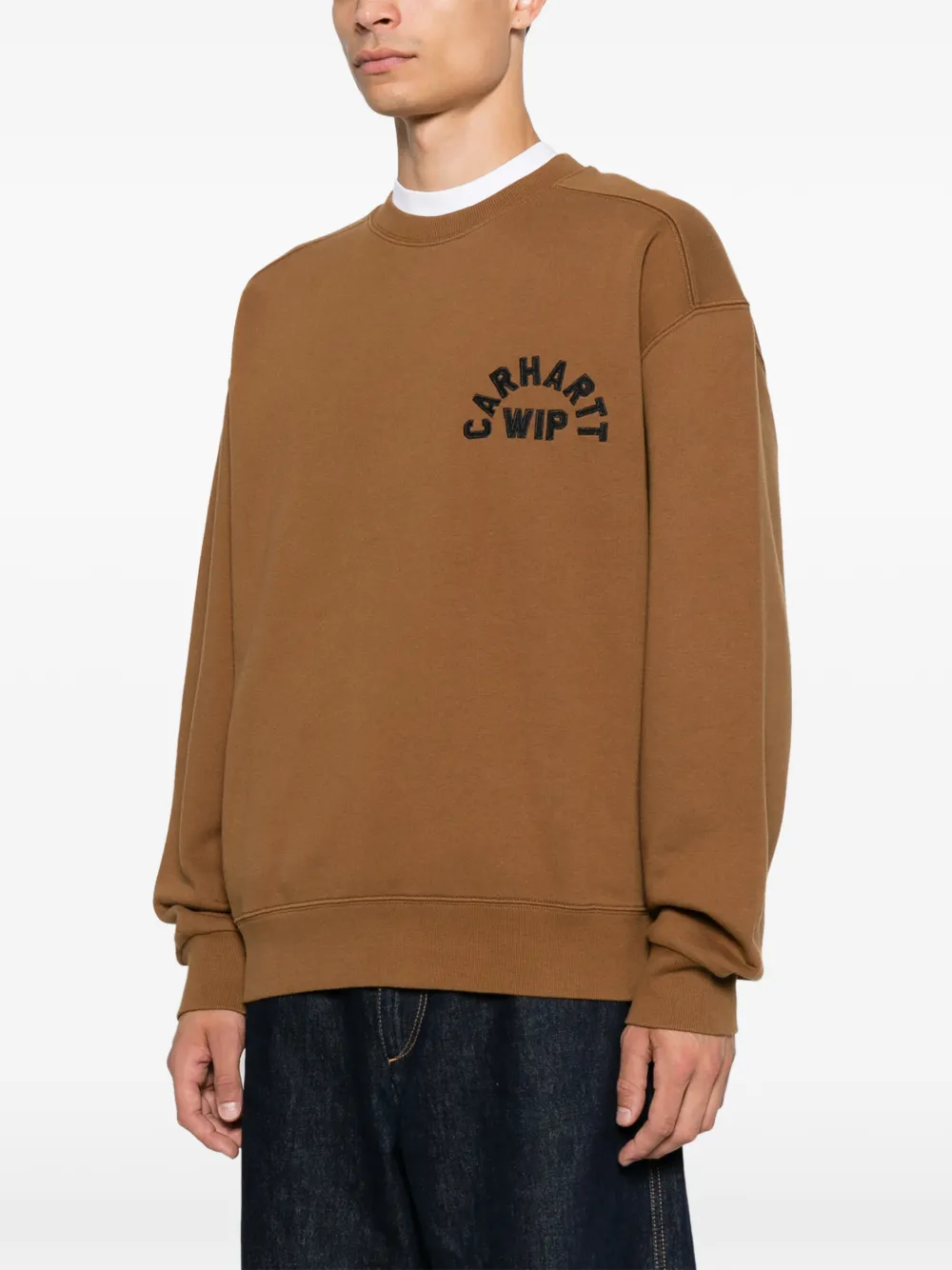 Carhartt WIP Sweater met ronde hals Bruin