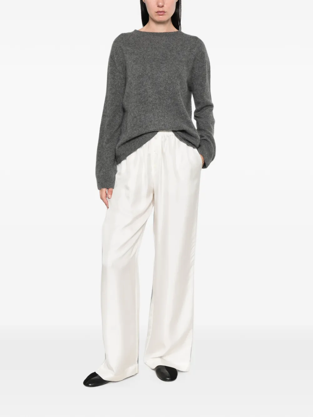 Weekend Max Mara Fijngebreide trui Grijs
