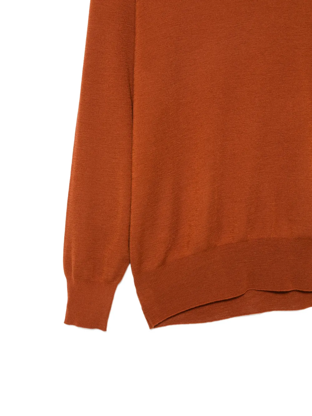 ASPESI Trui met hoge hals Oranje