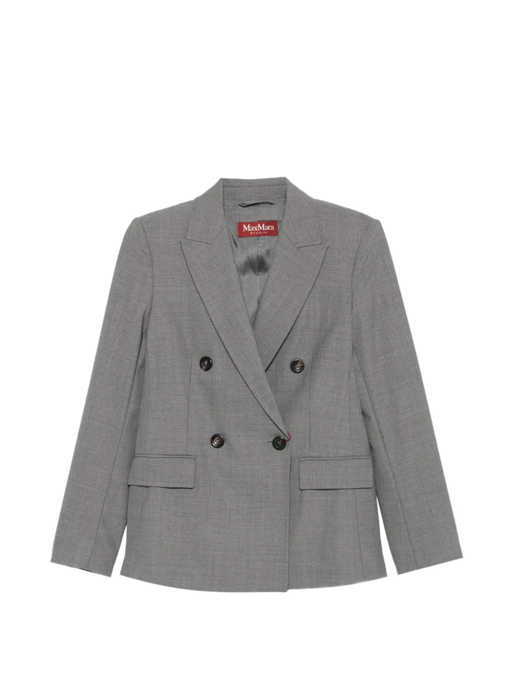 Max Mara Completo doppiopetto in lana - Grigio