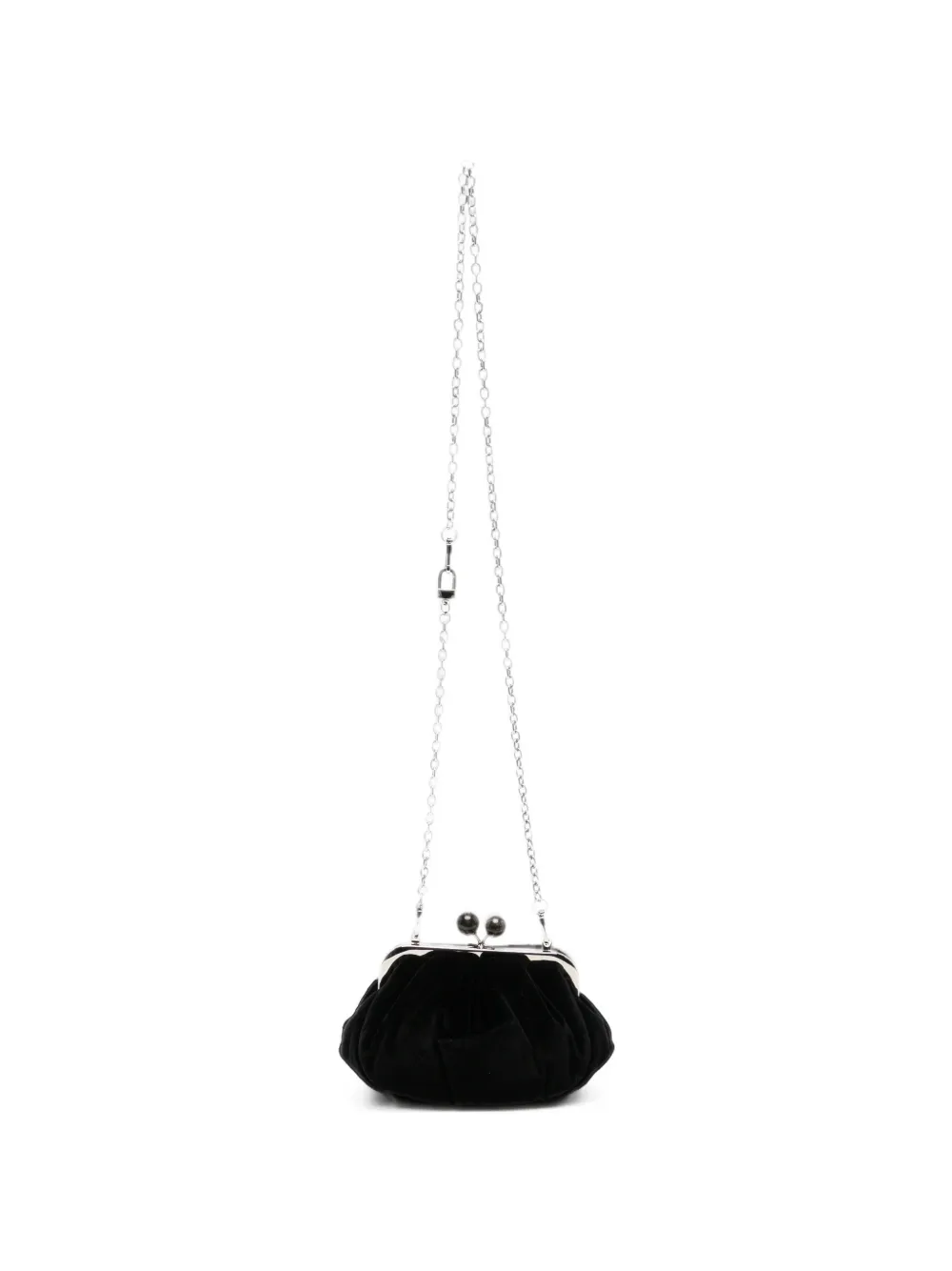 Weekend Max Mara Giochi velvet clutch bag - Nero
