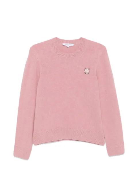 Maison Kitsuné Pullover mit Fuchs-Patch