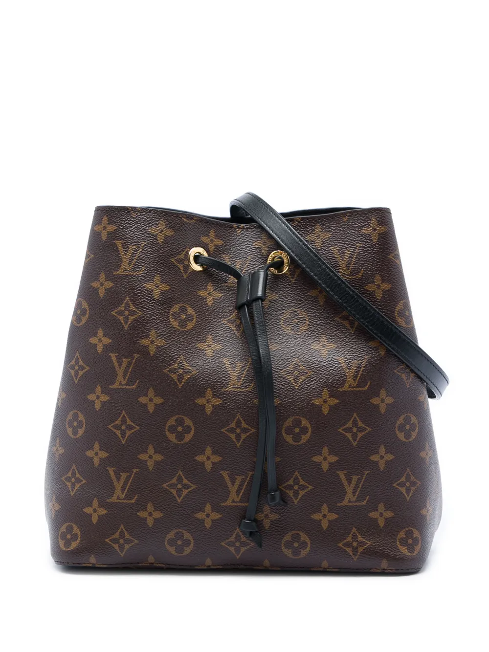 Louis Vuitton Pre-Owned 2017 Monogram Neonoe MM bucket bag - Nero