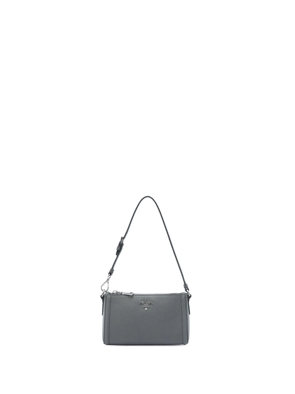 Prada Pre-Owned 2010-2026 Saffiano Lux Pochette shoulder bag - Grigio