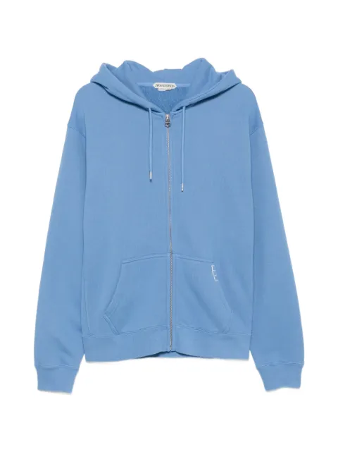 JW Anderson logo-embroidered zip-up hoodie