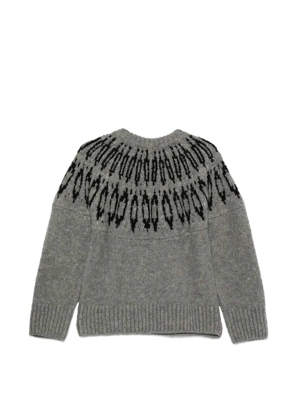 Altuzarra Coleman intarsia gebreide trui Grijs
