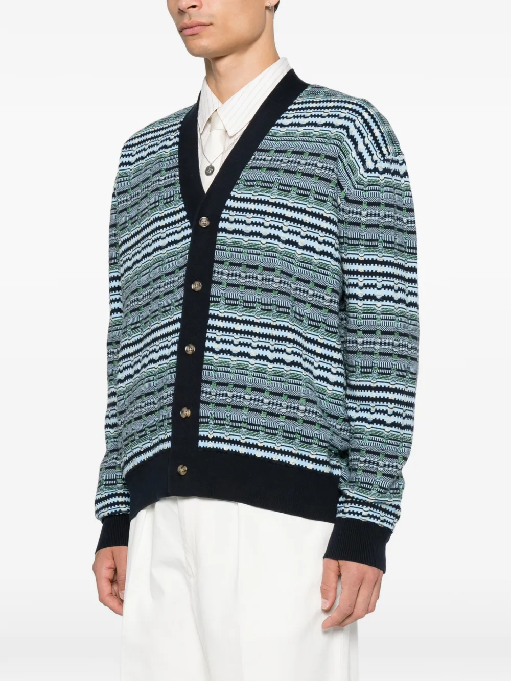 Drôle De Monsieur Coogi gebreid vest Blauw