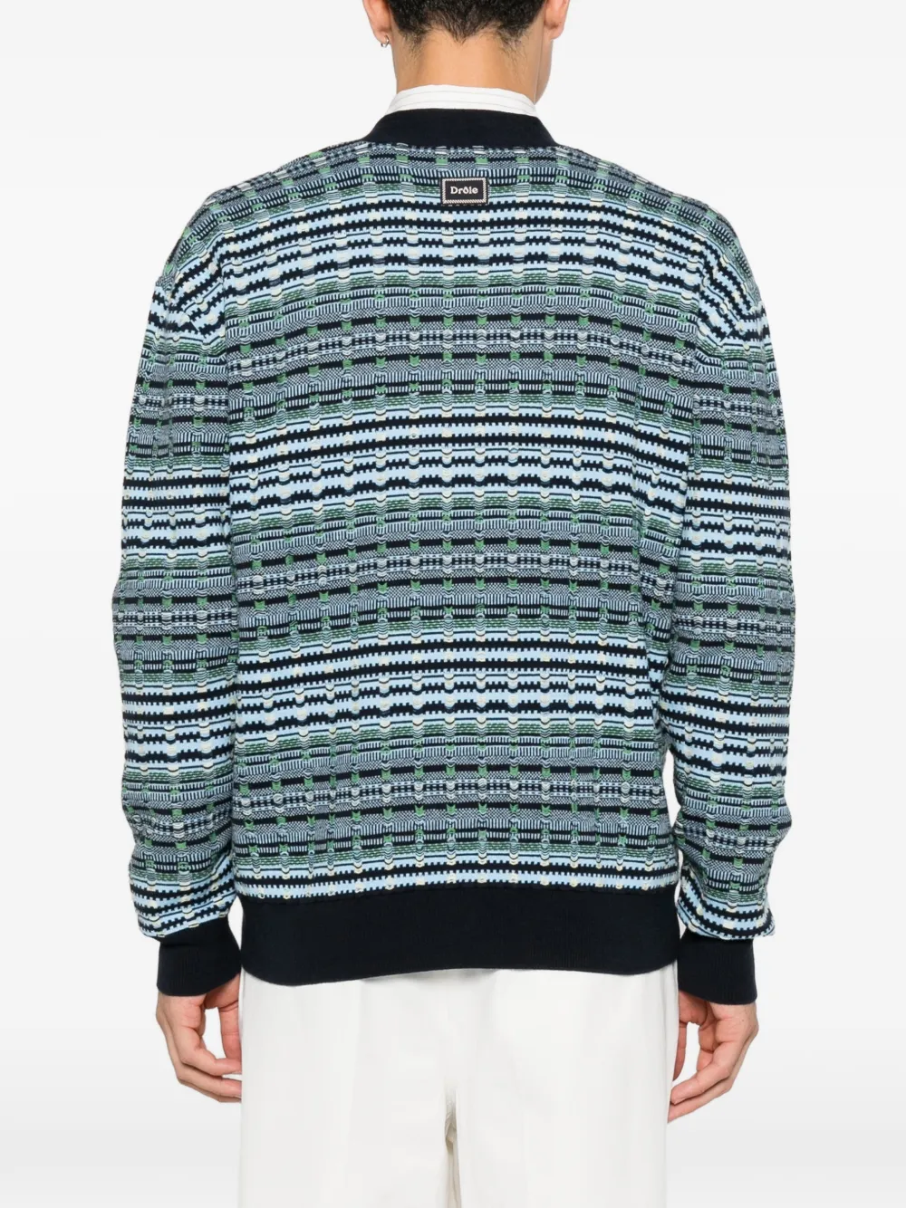 Drôle De Monsieur Coogi gebreid vest Blauw