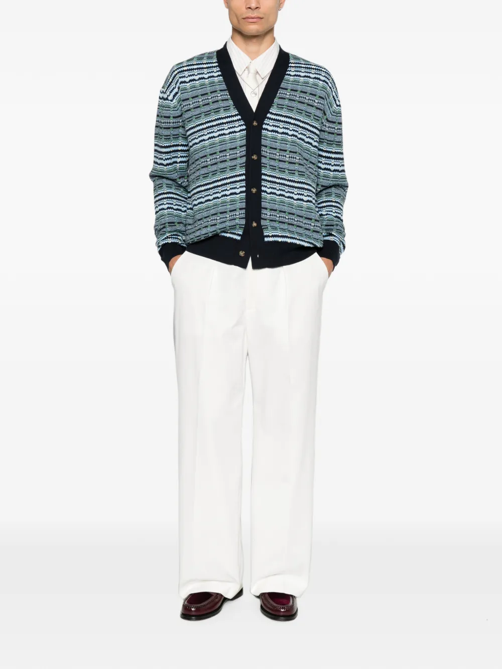 Drôle De Monsieur Coogi gebreid vest Blauw