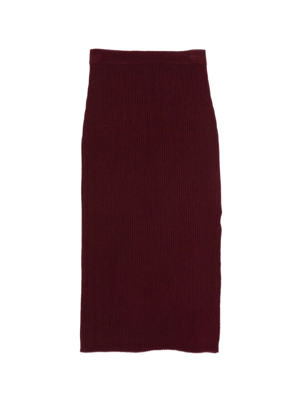 Allude Ribgebreide rok Rood