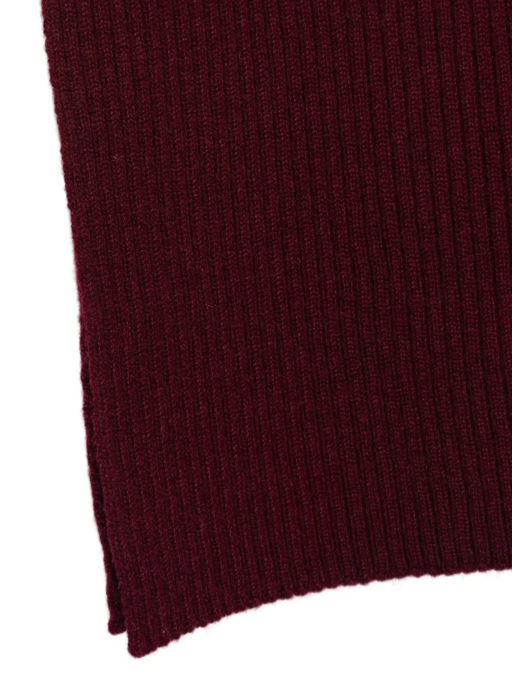 Allude Ribgebreide rok Rood