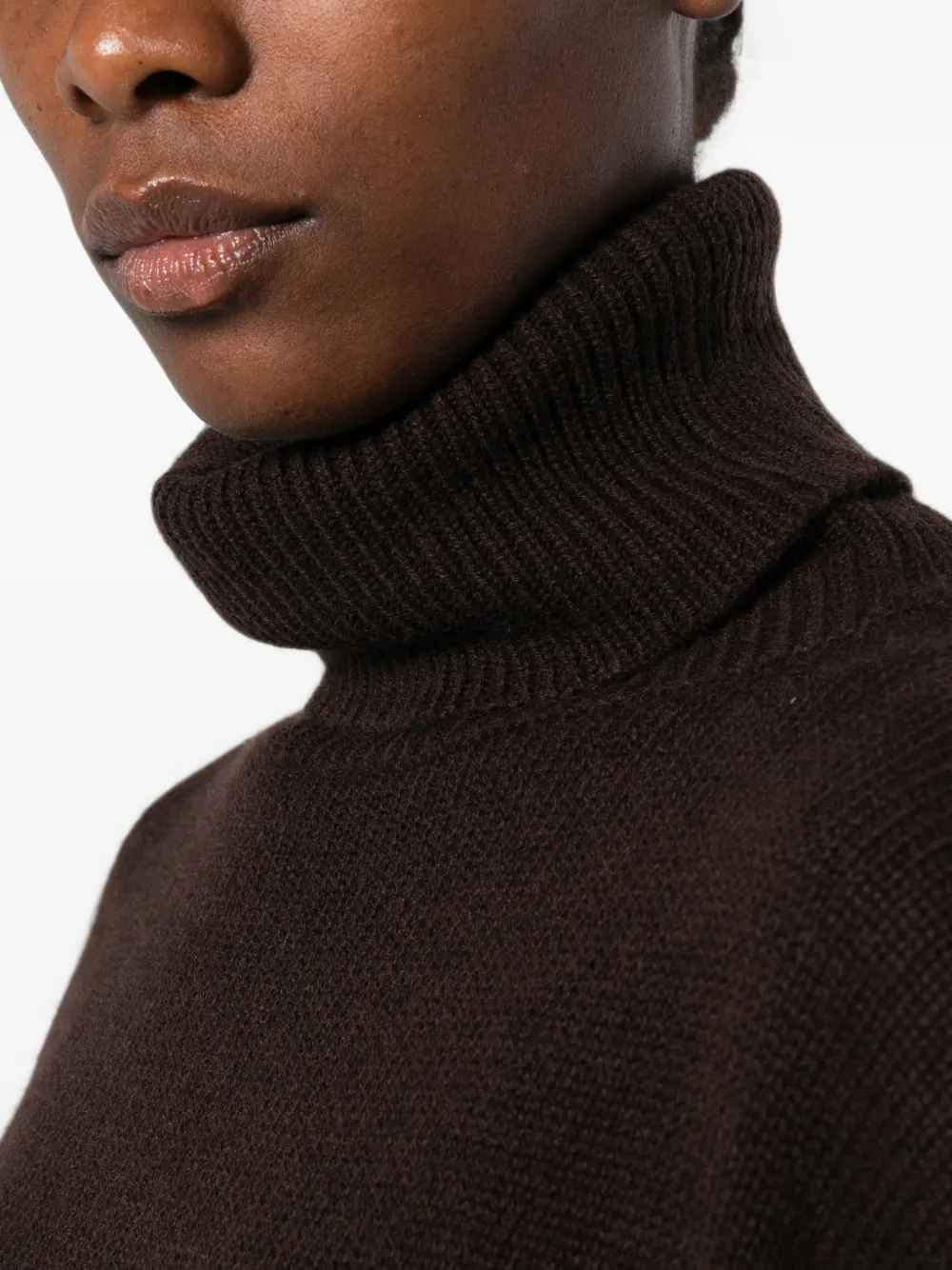 Allude Trui met verlaagde schouders Bruin