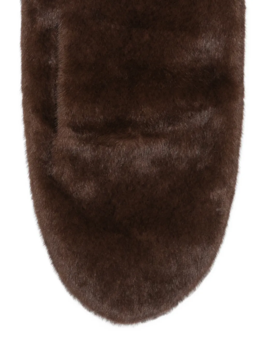 P.A.R.O.S.H. Sjaal van imitatiebonr Bruin