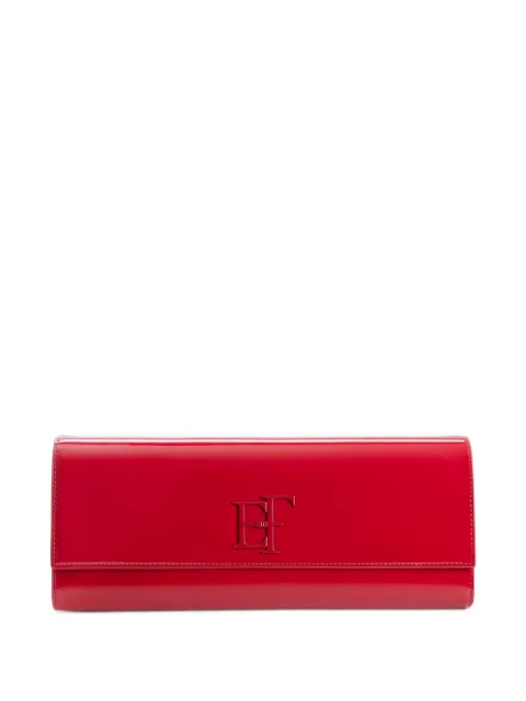 Elisabetta Franchi patent-leather clutch bag