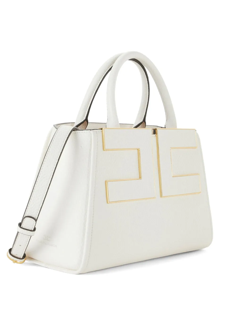 Elisabetta Franchi Shopper met logo Wit