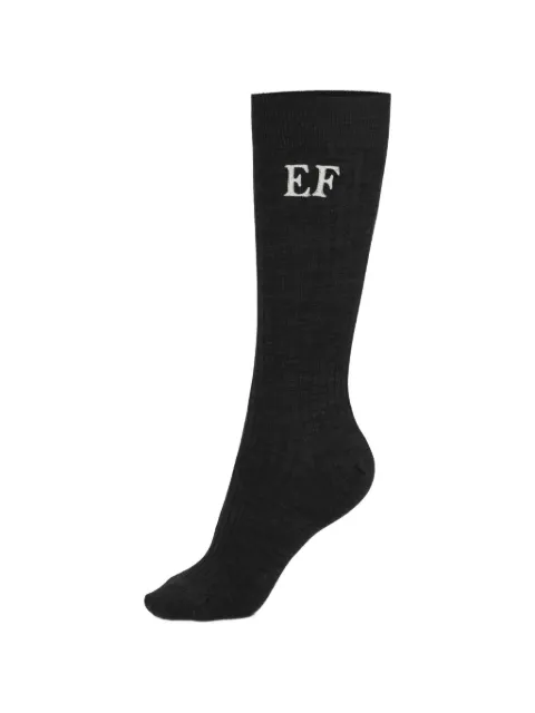 Elisabetta Franchi stretch wool socks with logo