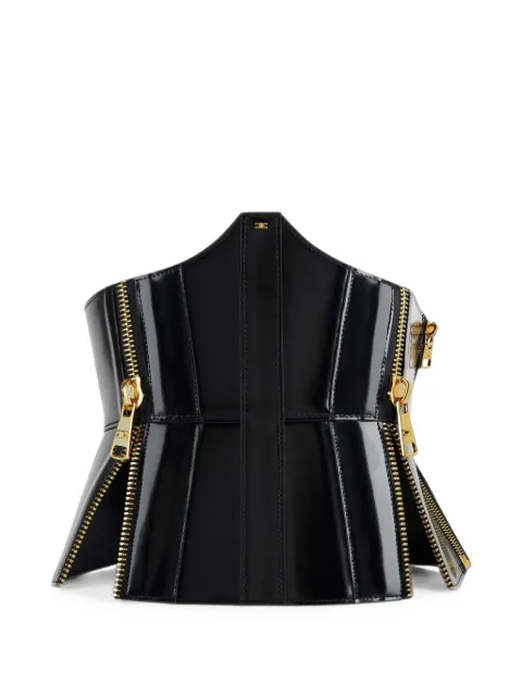 Elisabetta Franchi cinturón tipo bustier con cordones