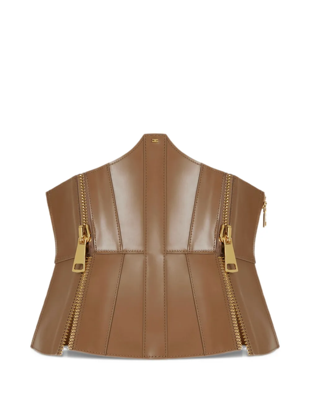 Elisabetta Franchi Bustier riem met veters Zwart