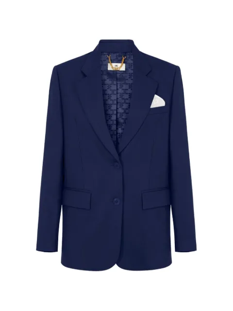 Elisabetta Franchi chamarra en tela de gabardina