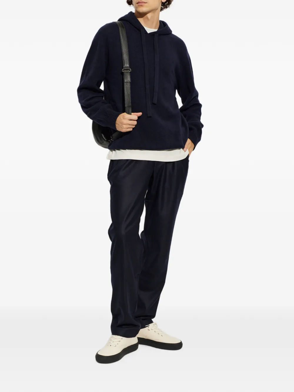 Laneus Hoodie met trekkoord Blauw