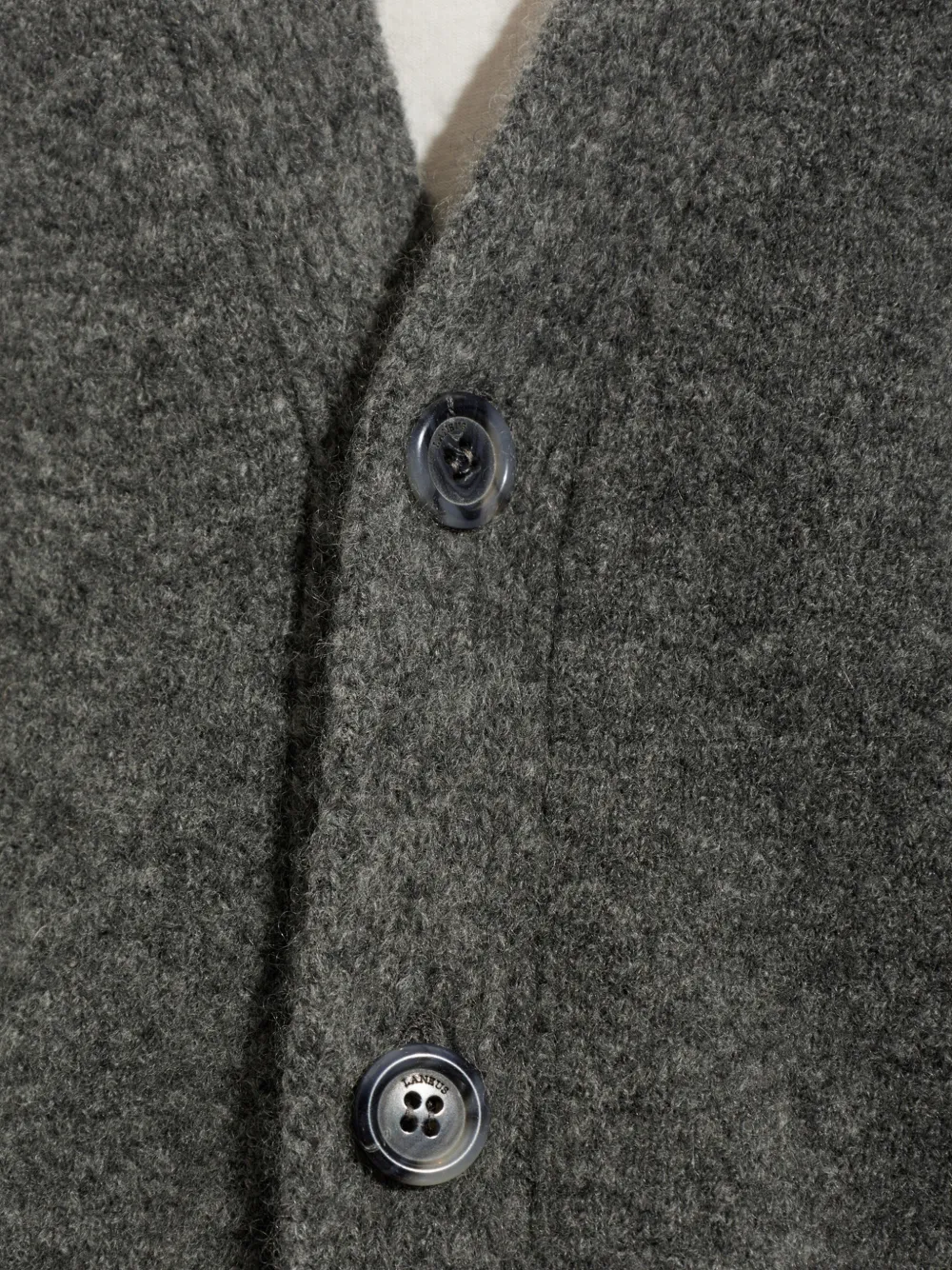 Laneus Vest met V-hals Grijs