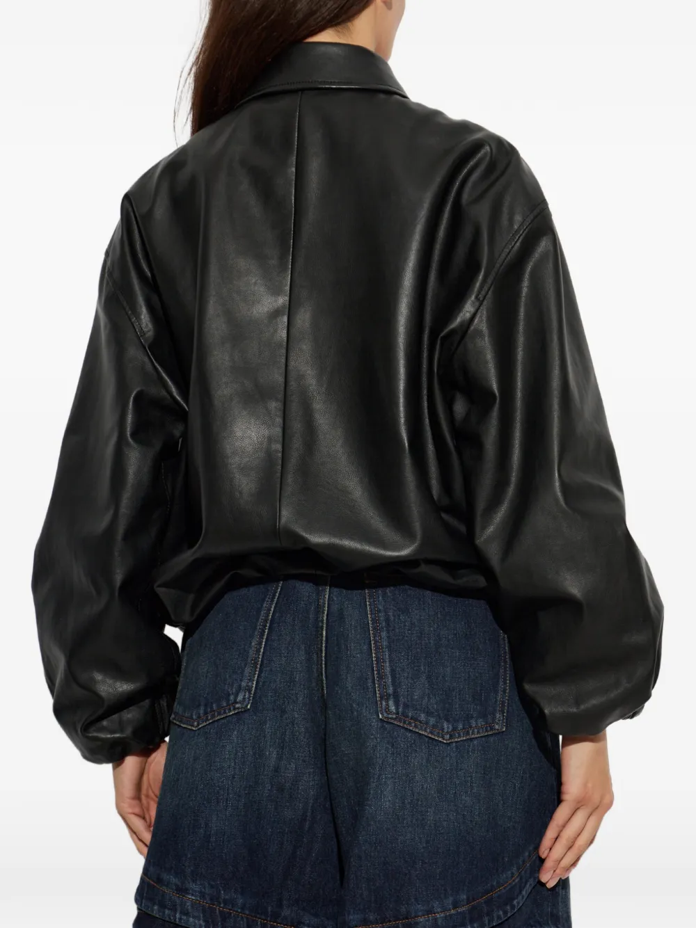 LOEWE Leren jack Zwart