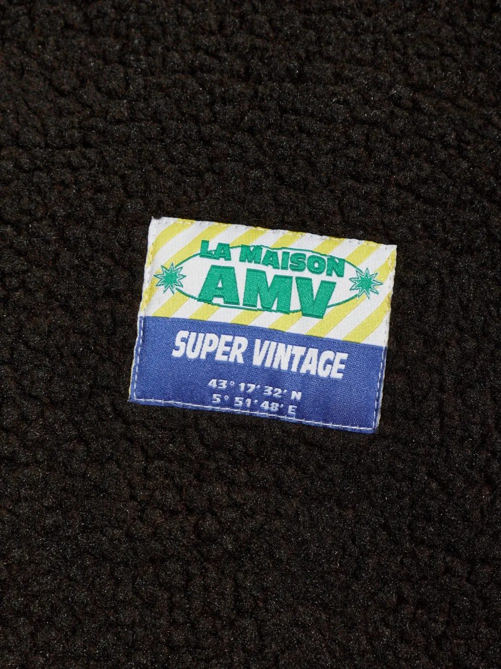 American Vintage Sweater met korte rits Bruin
