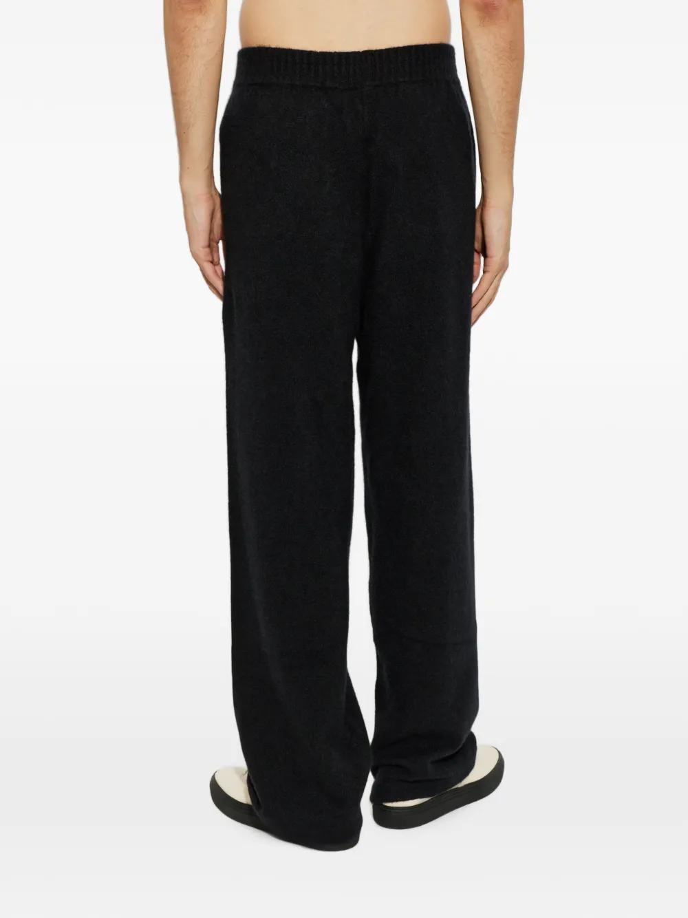 Laneus Broek met elastische tailleband Zwart