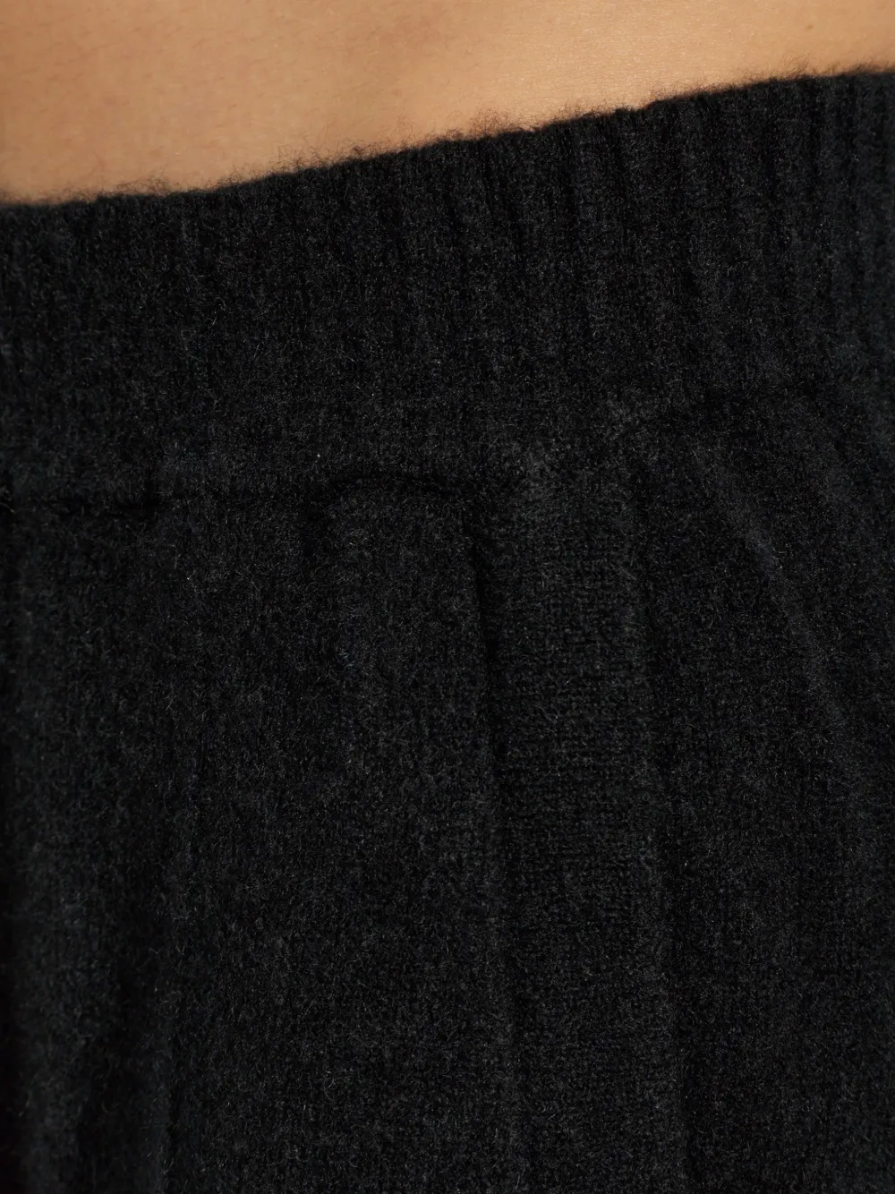 Laneus Broek met elastische tailleband Zwart