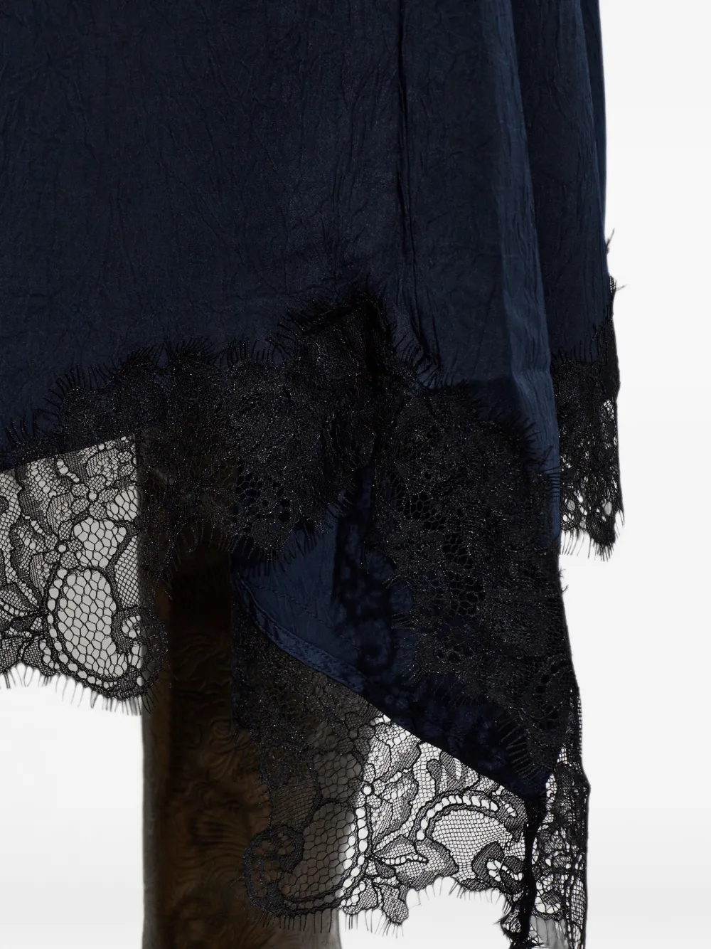 Baum Und Pferdgarten Sophie asymmetrische rok met kanten afwerking Blauw