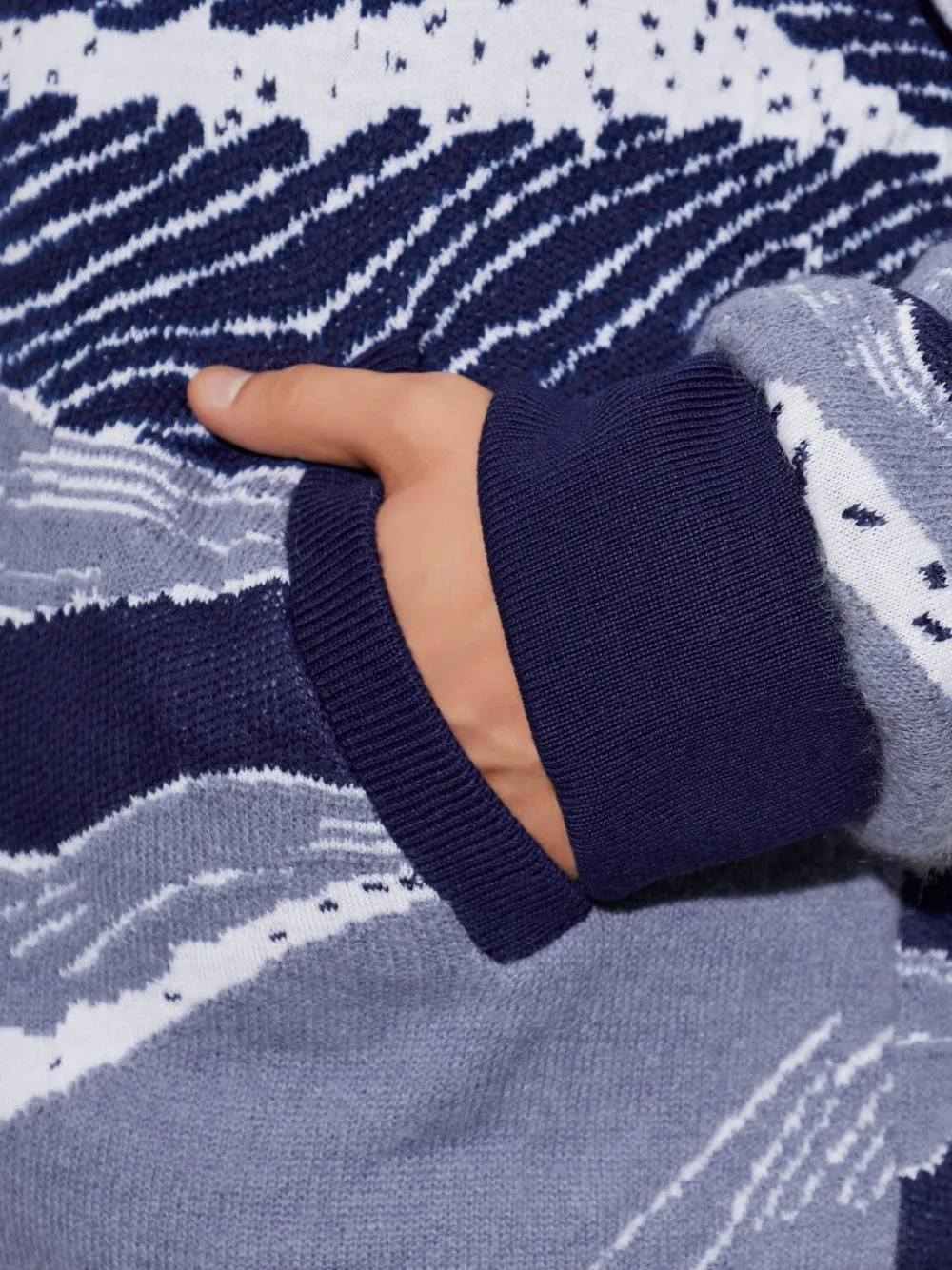 Laneus Vest met rits Blauw
