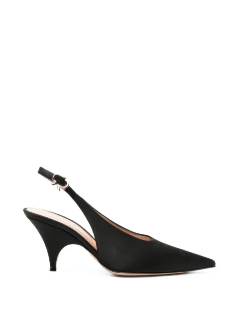 Gianvito Rossi Sofia pointed-toe slingback pumps