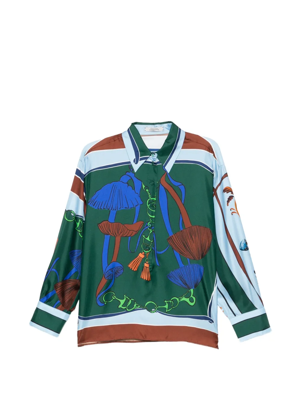 Dorothee Schumacher Cosmic Funghi silk blouse