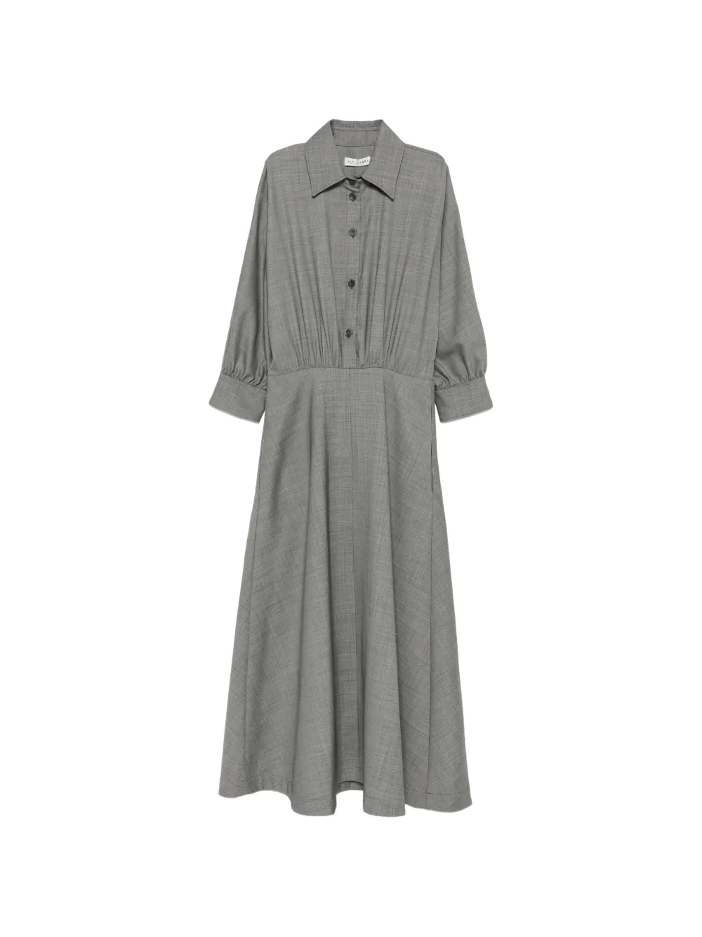 Altuzarra Eleanor pleated midi shirt dress · 42