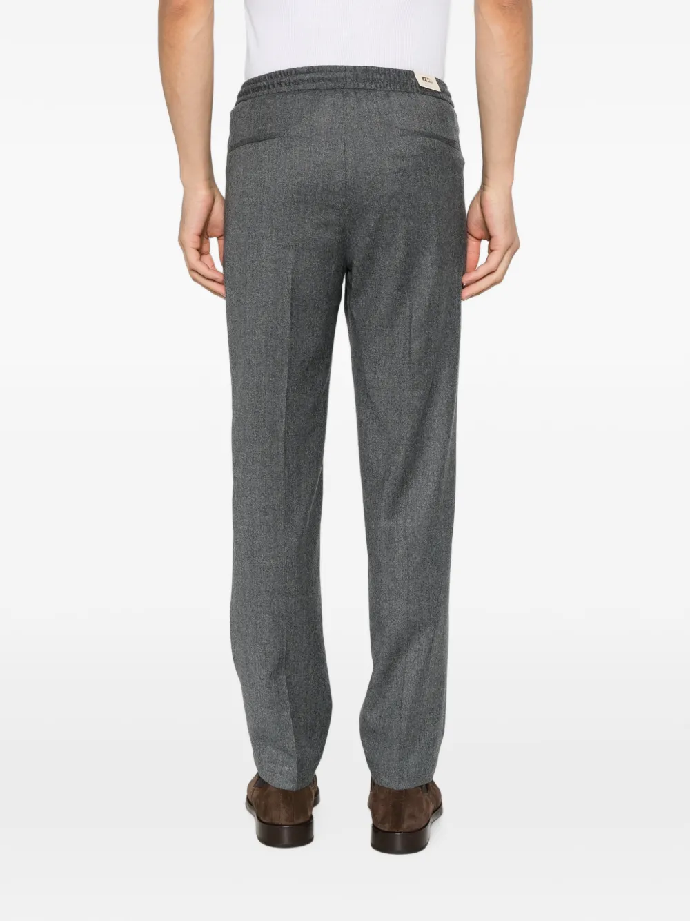 Briglia 1949 Broek met trekkoordtaille Grijs