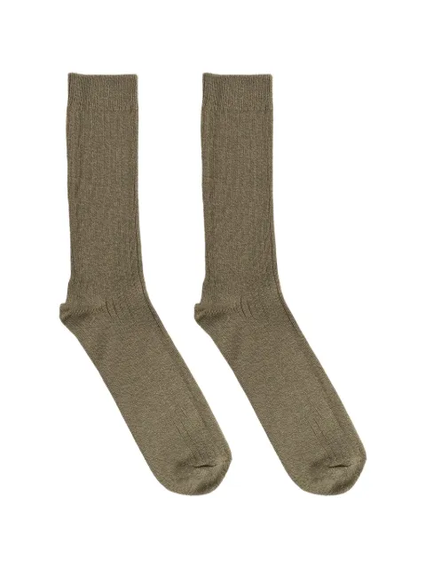 Birkenstock ribbed-knit socks