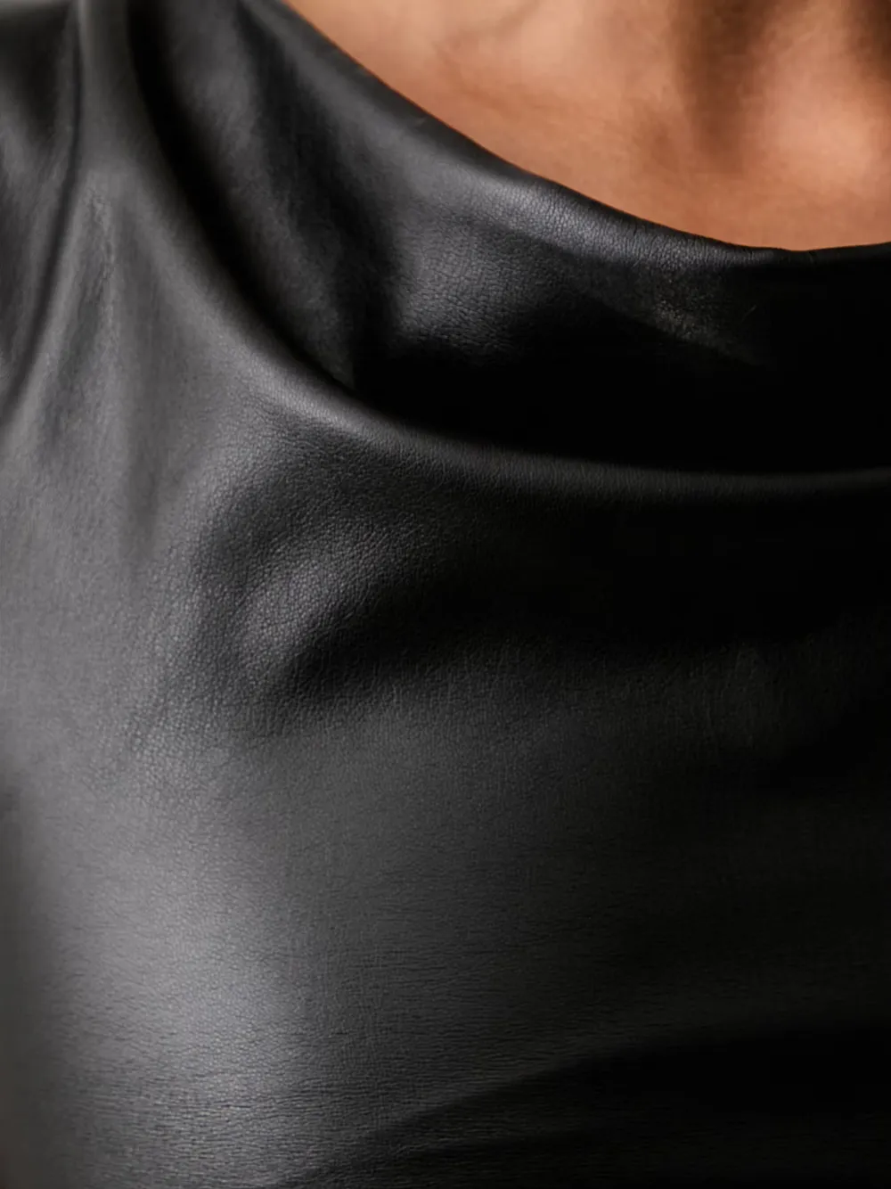 Patrizia Pepe Top met ruche Zwart