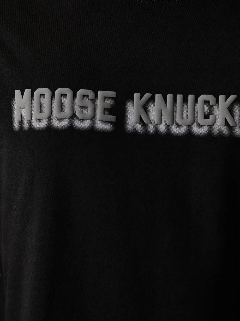 Moose Knuckles T-shirt met logoprint Zwart