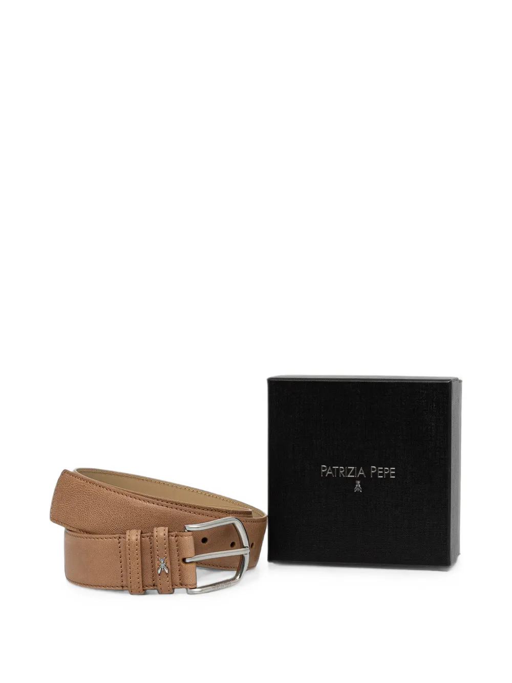 Patrizia Pepe Leren riem Bruin