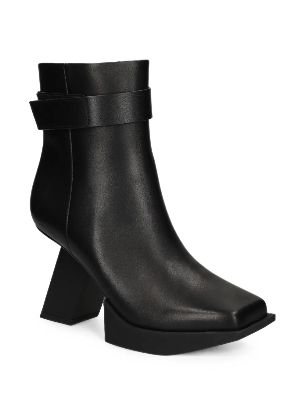 United Nude sculptural platform ankle boots Zwart