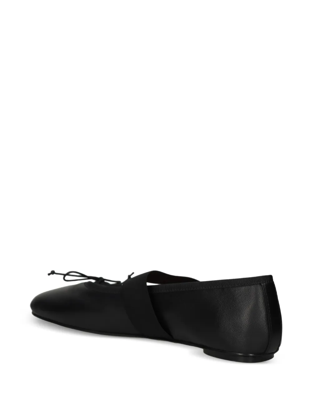Pretty Ballerinas Yuma bow-detail elasticated-strap ballet flats Zwart