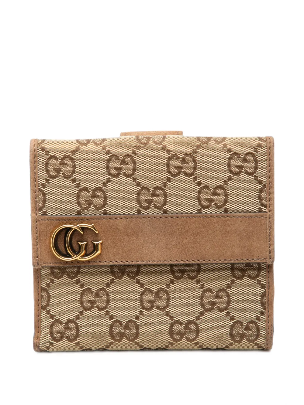 Gucci Pre-Owned Portafoglio tri-fold compatto in tela GG 2000-2015 - Toni neutri